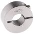Huco Shaft Collar One Piece Clamp Screw, Bore 12mm, OD 28mm, W 11mm, Stainless Steel