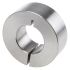 Huco Shaft Collar One Piece Clamp Screw, Bore 20mm, OD 40mm, W 15mm, Stainless Steel