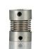 Huco Bellows Coupling, 16mm Outside Diameter, 4mm Bore, 21mm Length Coupler