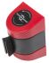 Tensator Red Retractable Barrier, 4.6m, Red Tape