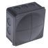 WISKA Combi Series Black Polypropylene Junction Box, IP66, IP67, 140 x 140 x 82mm
