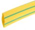 RS PRO Heat Shrink Tubing, Green, Yellow 18mm Sleeve Dia. x 3m Length 3:1 Ratio