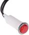 Arcolectric (Bulgin) Ltd Red Neon Panel Mount Indicator, 230V ac, 12.7mm Mounting Hole Size, Lead Wires Termination