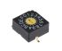 16 Way Surface Mount DIP Switch, Rotary Flush Actuator