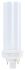 GX24q-3 Six Tube Shape CFL Bulb, 32 W, 3000K, Warm White Colour Tone