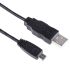 Molex Male USB A to Male Micro USB B, 1m, USB 2.0 Cable