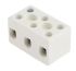 RS PRO 3-Way Non-Fused Terminal Block, 57A, Screw Down Terminals, 8 AWG