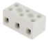 RS PRO 3-Way Non-Fused Terminal Block, 32A, Screw Down Terminals, 12 AWG