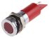 RS PRO Red Panel Mount Indicator, 24V dc, 14mm Mounting Hole Size, Solder Tab Termination, IP67