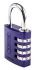 ABUS 145/40 Lilac All Weather Aluminium Safety Padlock 40mm