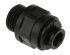 John Guest PM Series Straight Threaded Adaptor, G 1/4 Male to Push In 6 mm, Threaded-to-Tube Connection Style