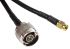 RF Solutions Female N to Male RP-SMA RF Coaxial Cable, 50 Ω 1m