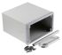 METCASE Unimet Grey Aluminium Instrument Case, 260 x 250 x 150mm