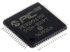 Microchip Mikrocontroller PIC32MX PIC 32bit SMD 512 kBit TQFP 64-Pin 80MHz 128 kBit RAM USB