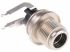 Switchcraft Right Angle DC Socket Rated At 5.0A, 30.0 V, Panel Mount, length 26.3mm, Silver, IP68