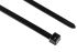HellermannTyton Cable Tie, 380mm x 7.6 mm, Black Nylon, Pk-100