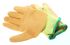 BM Polyco Matrix Yellow Polycotton General Purpose Work Gloves, Size 8, Medium, Latex Coating