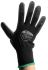 BM Polyco Matrix Black General Purpose Nylon Work Gloves, Size 8, Medium, Polyurethane Coated