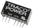 TRACOPOWER TMR 2 DC-DC Converter, 3.3V dc/ 500mA Output, 9 → 18 V dc Input, 2W, Through Hole, +85°C Max Temp