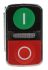 Schneider Electric Harmony XB4 Series Illuminated Push Button, Panel Mount, 22mm Cutout, SPDT, IP66, IP69K