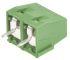 Regletas de terminales PCB Hembra de 2 vías, Recta, paso: 5.08mm, 13.5A, de color Verde, montaje Orificio Pasante,