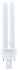 G24d-1 Stick Shape CFL Bulb, 13 W, 3000K, Warm White Colour Tone