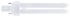 G24d-2 Stick Shape CFL Bulb, 18 W, 4000K, Cool White Colour Tone