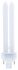 G24q-2 Stick Shape CFL Bulb, 18 W, 3000K, Warm White Colour Tone