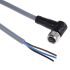 Pepperl + Fuchs Right Angle Female M8 to Free End Sensor Actuator Cable, 3 Core, 5m