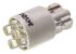 JKL Components LED Signalleuchte Weiß, 24V dc, Ø 10.4mm x 20.3mm, Keilsockel