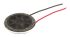 Visaton 50Ω 0.5W Miniature Speaker 16mm Dia. , 24mm Lead Length, 16 (Dia.) x 3.5mm
