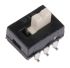 TE Connectivity Surface Mount Slide Switch Double Pole Double Throw (DPDT) Latching 250 mA @ 125 V ac Top