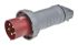 ABB, Tough & Safe IP67 Red Cable Mount 3P + N + E Industrial Power Plug, Rated At 125A, 415 V