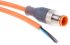 Lumberg Automation Male M12 to Free End Sensor Actuator Cable, 4 Core, 2m