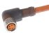 Lumberg Automation Right Angle Female M8 to Free End Sensor Actuator Cable, 4 Core, 2m