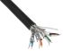Belden Cat7 Ethernet Cable, S/FTP, Black PUR Sheath, 305m, Flame Retardant