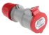 Scame IP44 Red Cable Mount 3P+N+E Industrial Power Socket, Rated At 16A, 415 V