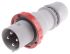 Scame IP67 Red Cable Mount 3P + E Industrial Power Plug, Rated At 125A, 415 V