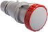 Scame IP66, IP67 Red Cable Mount 3P+N+E Industrial Power Socket, Rated At 64A, 415 V