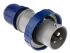 Scame IP66, IP67 Blue Cable Mount 2P + E Industrial Power Plug, Rated At 16A, 230 V