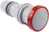 Scame IP66, IP67 Red Cable Mount 3P + N + E Industrial Power Socket, Rated At 125A, 415 V