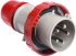 Scame IP67 Red Cable Mount 3P+N+E Industrial Power Plug, Rated At 32A, 415 V