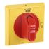 ABB Håndtag, 3 låse, til OT serien, Rød/gul Greb, IP65