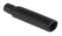 HellermannTyton Adhesive Lined End Cap, Black 3mm Sleeve Dia. x 20mm Length 3:1 Ratio, PEC Series
