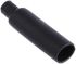 HellermannTyton Adhesive Lined End Cap, Black 6mm Sleeve Dia. x 25mm Length 3:1 Ratio, PEC Series