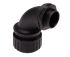 Adaptaflex 90° Elbow, Conduit Fitting, 25mm Nominal Size, M25, Nylon 66, Black IP65 rating