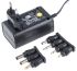 Ansmann, 7.2W Plug In Power Supply 3 V dc, 4.5 V dc, 5 V dc, 6 V dc, 7.5 V dc, 9 V dc, 12 V dc, 600mA, Level VI