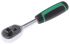 STAHLWILLE 1/4 in Square Ratchet with Ratchet Handle, 117 mm Overall