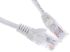 RS PRO Cat5e Male RJ45 to Male RJ45 Ethernet Cable, U/UTP, White PVC Sheath, 0.5m