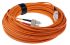 RS PRO SC to SC Duplex Multi Mode OM1 Fibre Optic Cable, 62.5/125μm, Orange, 25m